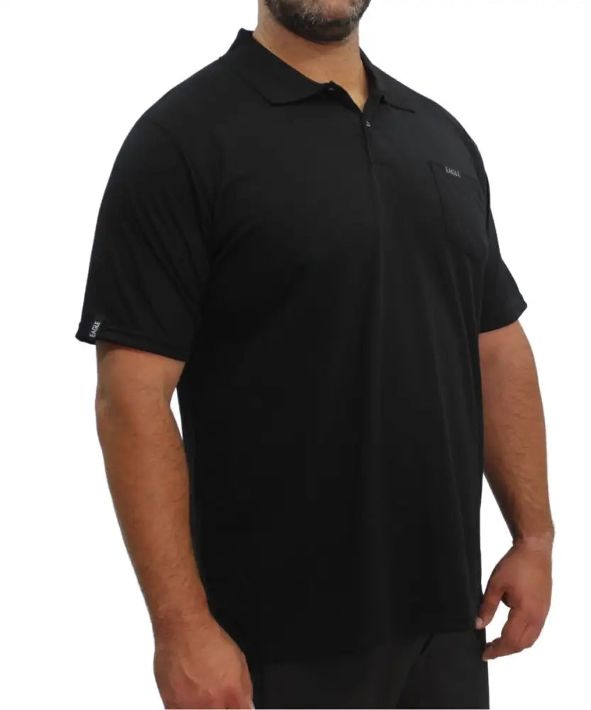 Mens Eagle Plain Golfer | Eagle Clothing | Plus Size | Big & Tall Mens Eagle Plain Golfer | Eagle Clothing | Plus Size | Big & Tall