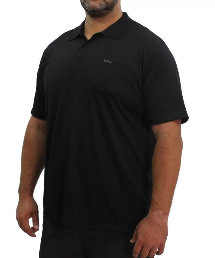 Mens Eagle Plain Golfer | Eagle Clothing | Plus Size | Big & Tall Mens Eagle Plain Golfer | Eagle Clothing | Plus Size | Big & Tall