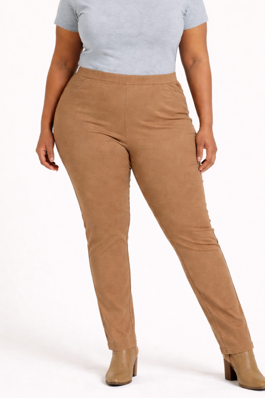Ladies Twill 5Pckt Stretch Pants