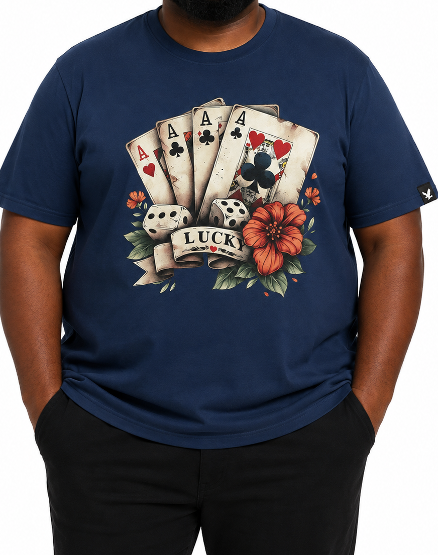 Mens Lucky Cards Tee