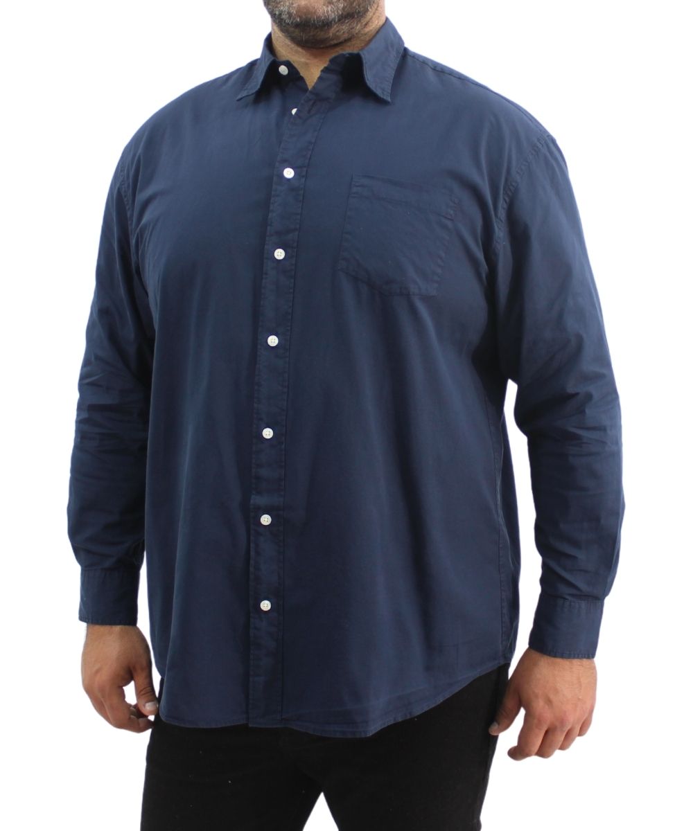 Mens Long Sleeve Oxford Shirt