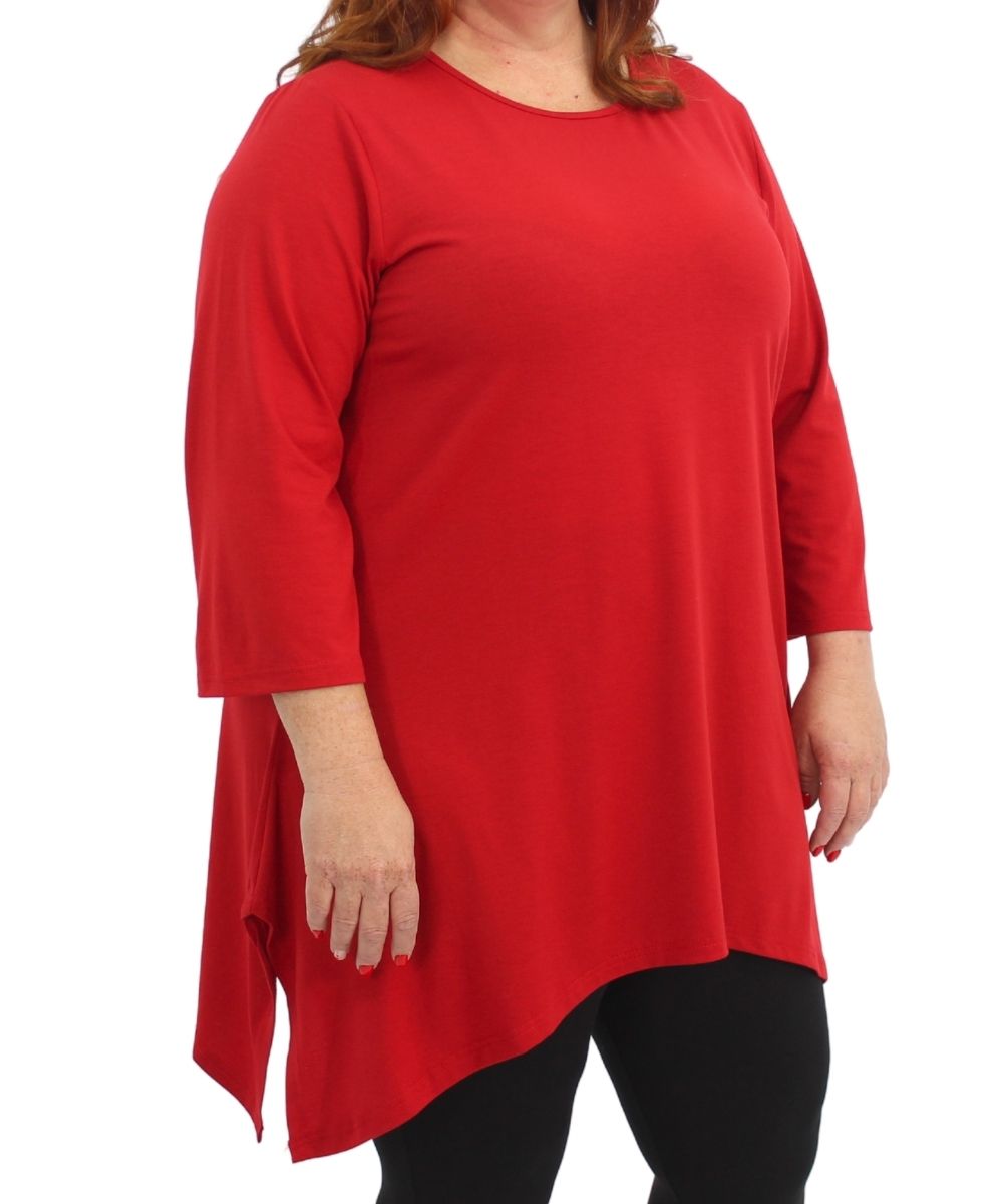 Ladies Plain Hanky Tunic
