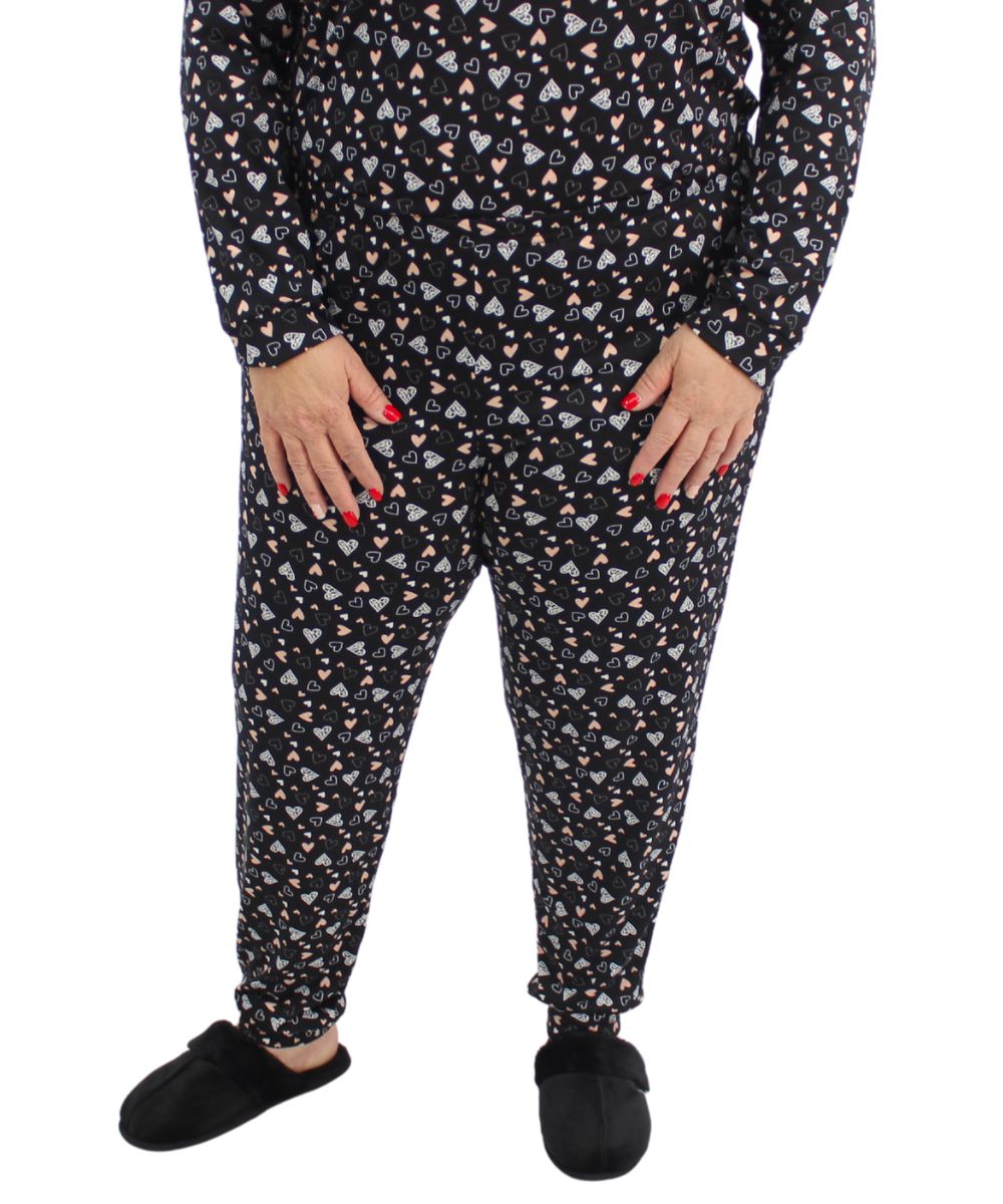 Ladies Heart Detail PJ Pants