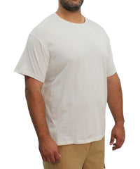 Mens Plain Cotton Crew Neck Tee