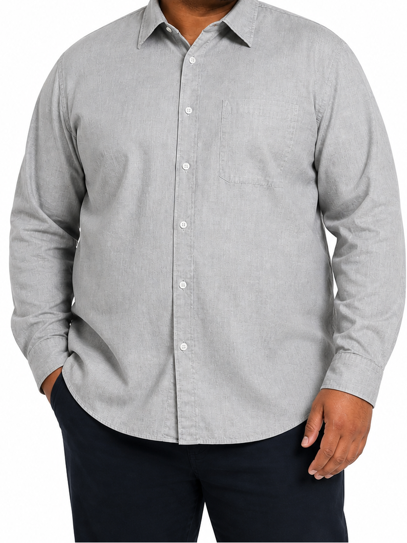 Mens Long Slve Slub Shirts