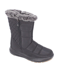 Ladies Faux Fur Trim Boot