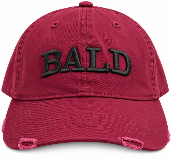Mens 6 Panel Cap Bald