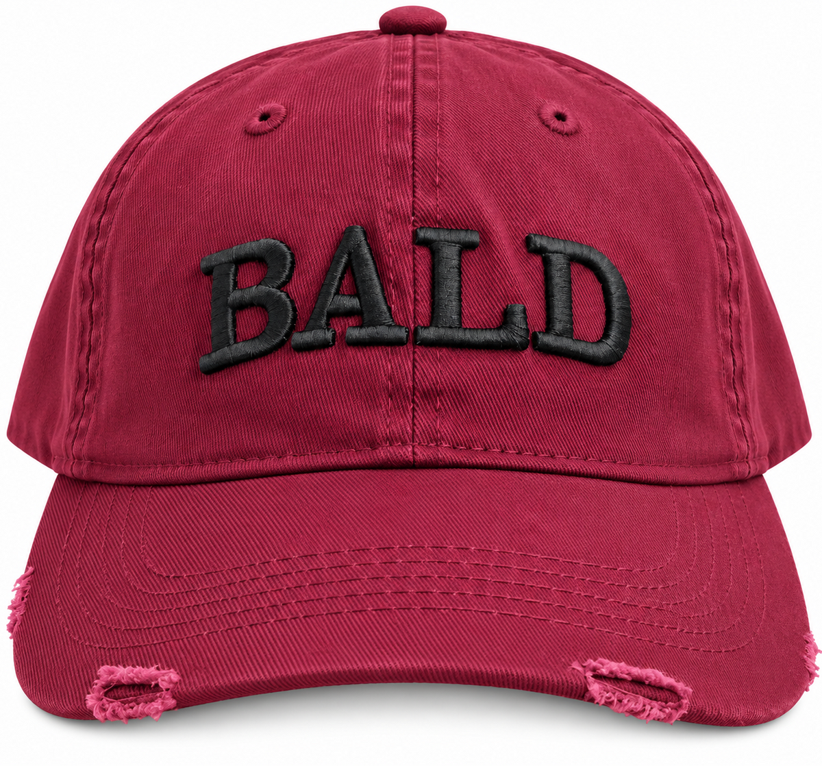 Mens 6 Panel Cap Bald