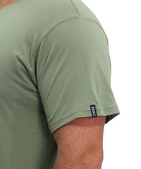 Mens Plain Cotton Crew Neck Tee