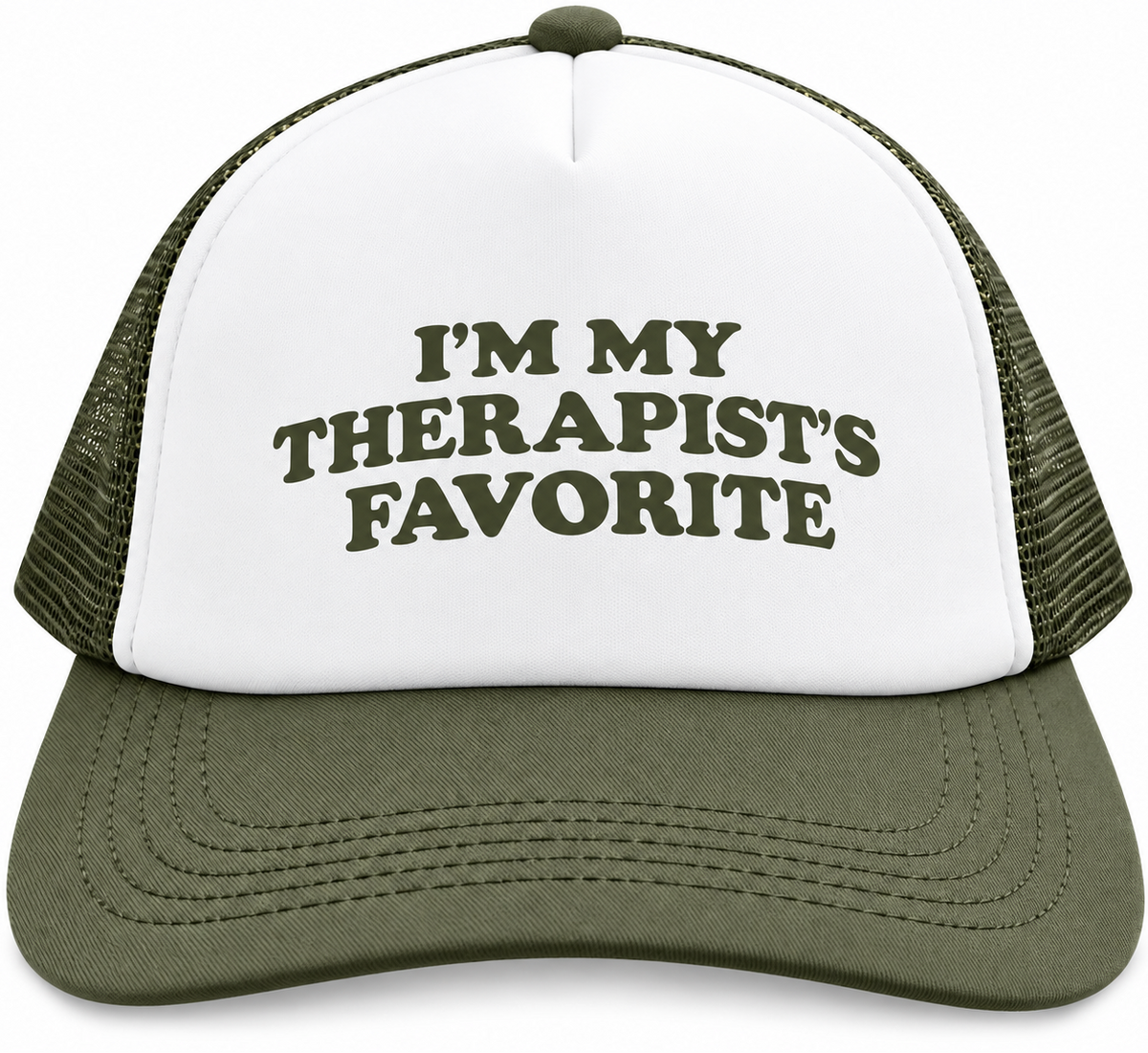 Mens 5 Panel Cap Therapist