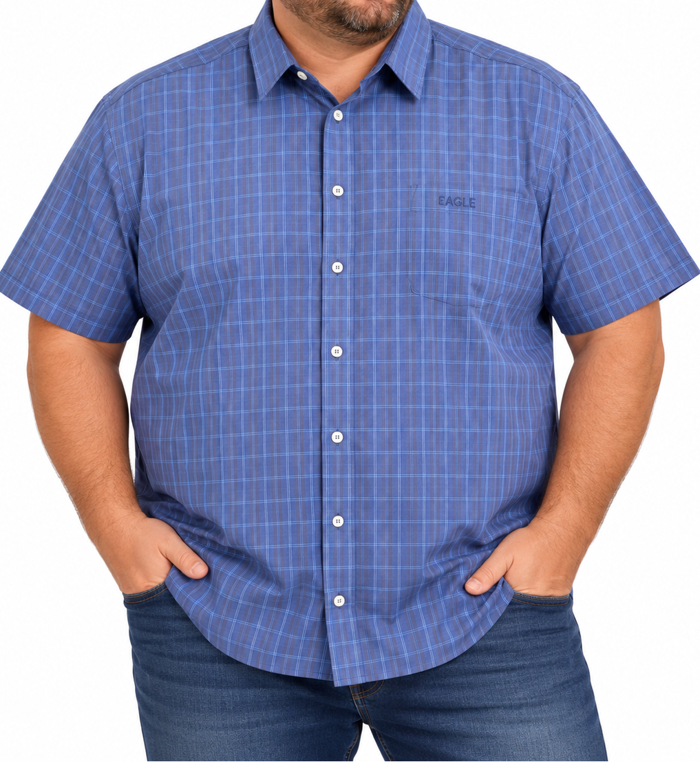 Mens SSlve Check Shirts