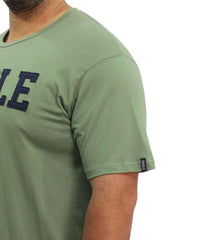 Mens Printed Applique Tee