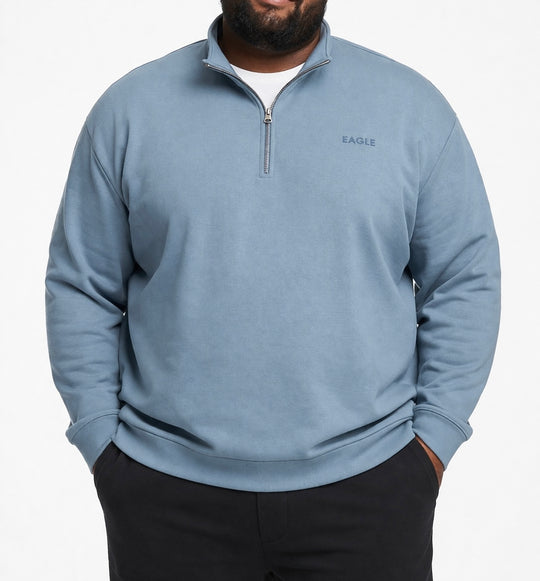 Mens 1/4 Zip Fleece blue