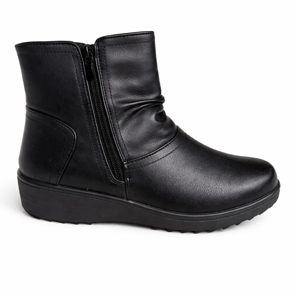 Ladies Classic Rouge Ankle Boot Blk