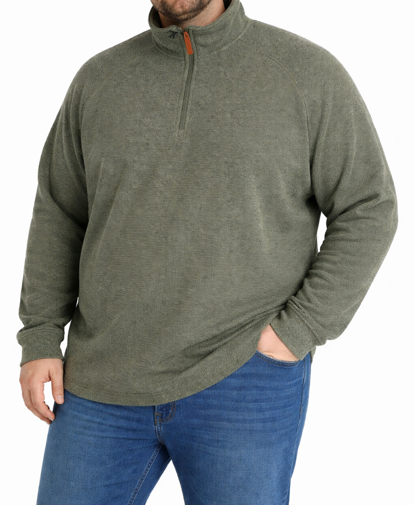 Mens Eagle LS 1/4Zip Jerseys Sage