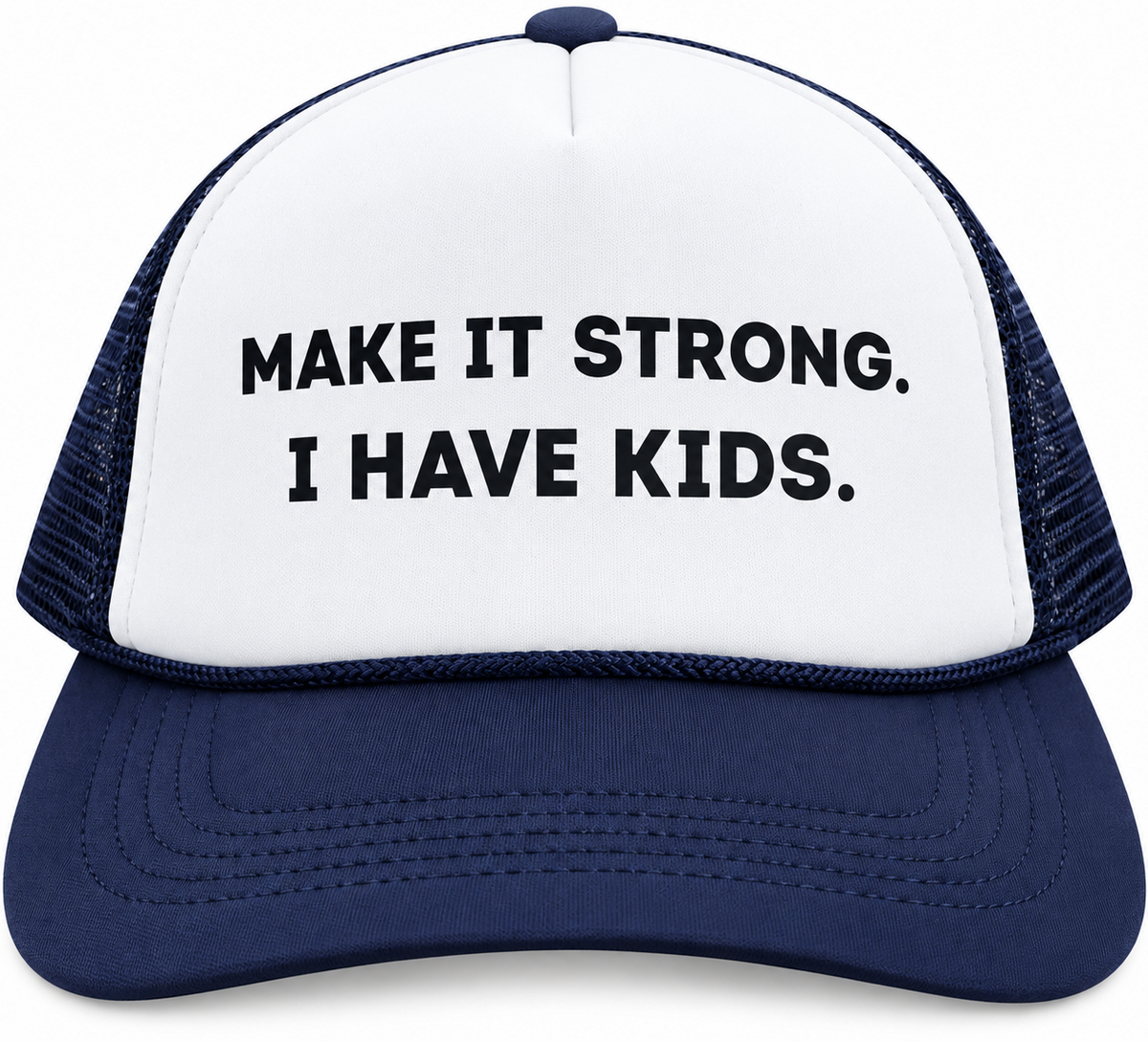 Mens 5 Panel Cap Make It Strong