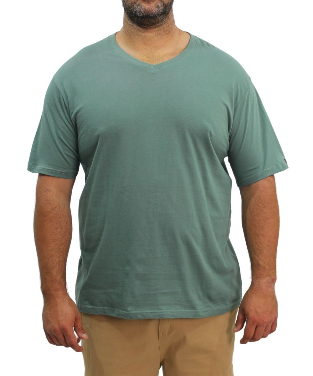 Mens Plain VNeck Tee