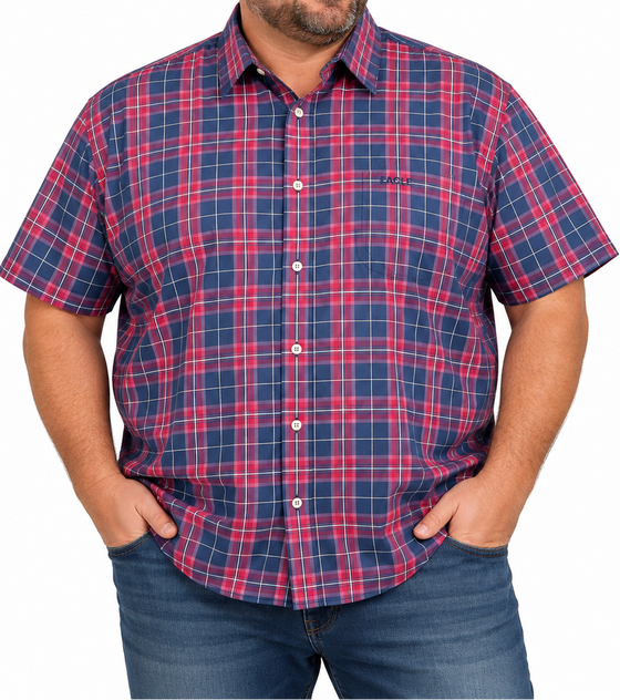 Mens SSlve Check Shirts