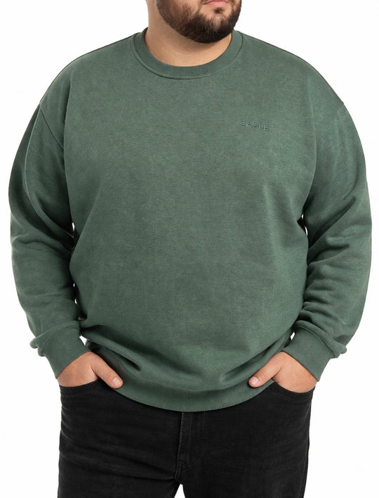Mens Fleece Track Top Green