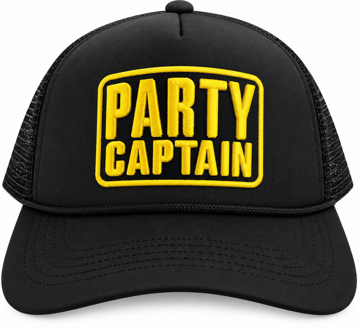 Mens 5 Panel Cap Party Captain