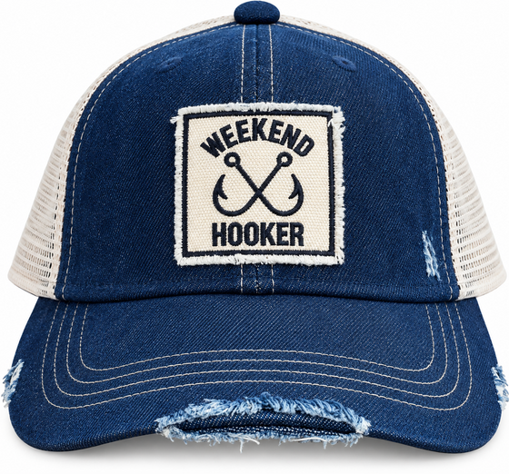 Mens 6 Panel Cap Weekend Hooker