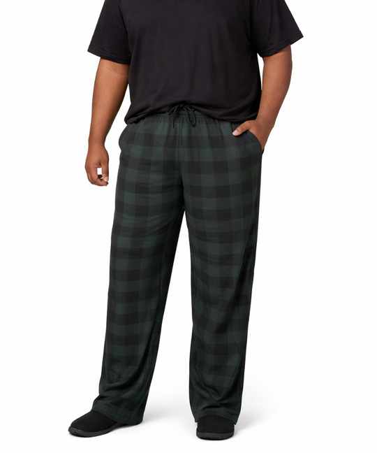 Mens PJ Pants Blk/Green