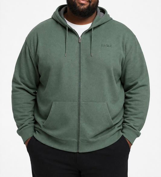 Mens Pine Needle Hoody Green