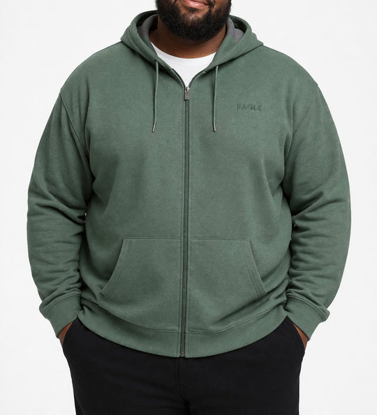 Mens Pine Needle Hoody Green