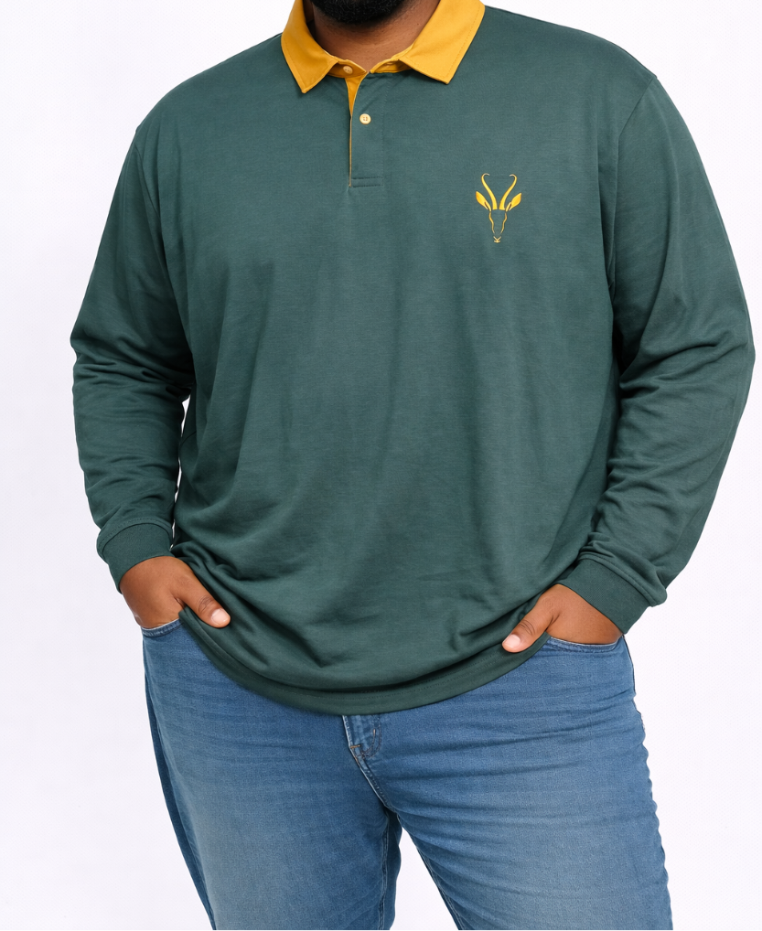 Mens Eagle Rugby Jerseys Grn/Gold