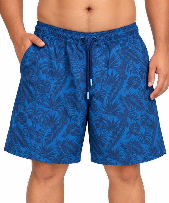 Swim Shorts in Fern Print