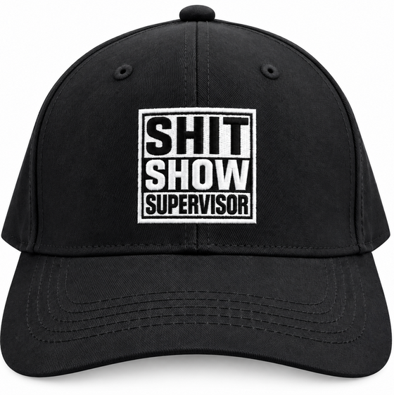 Mens 6 Panel Cap Shit Show
