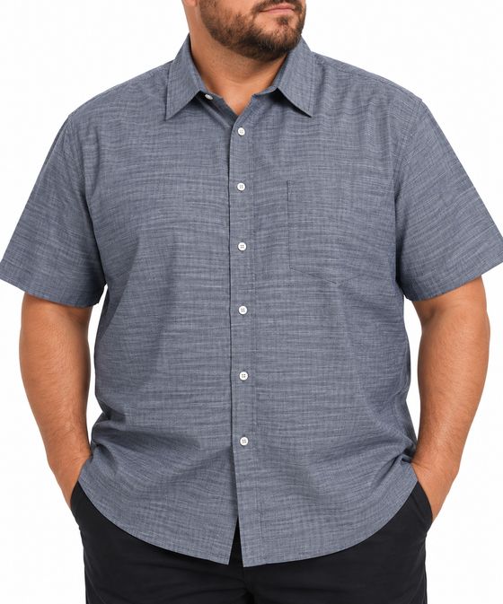 Short Sleeve Saphire Shirt