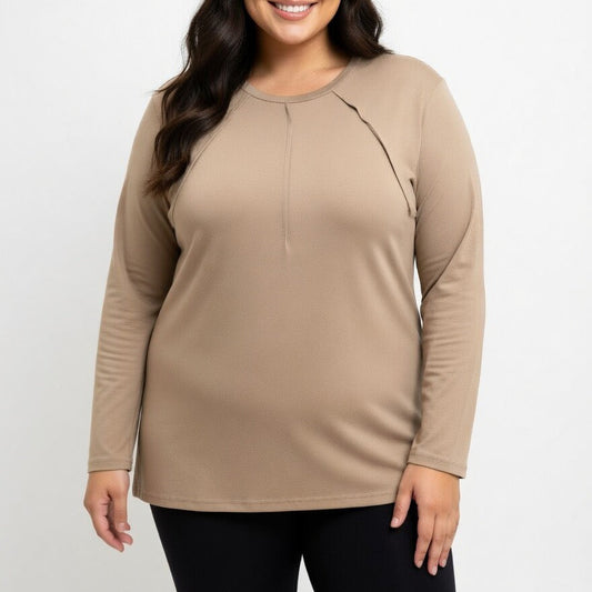 Ladies Plain 3Pleats Cut &amp; Sew Tunic