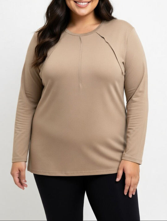 Ladies Plain 3Pleats Cut &amp; Sew Tunic