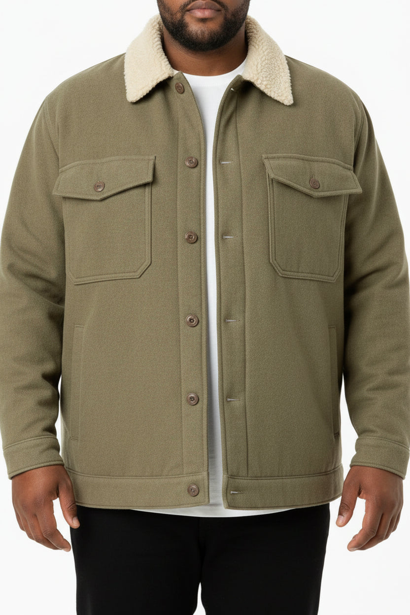 Mens Eagle Courdroy Jackets Olive