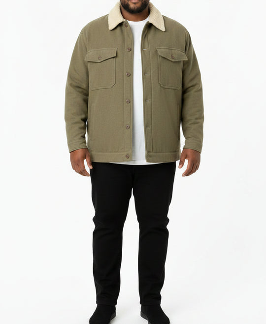 Mens Eagle Courdroy Jackets Olive