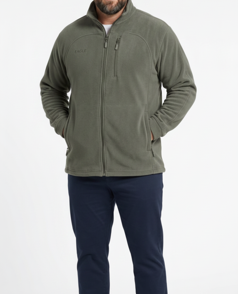 Mens Eagle Fleece Jackets Fatique