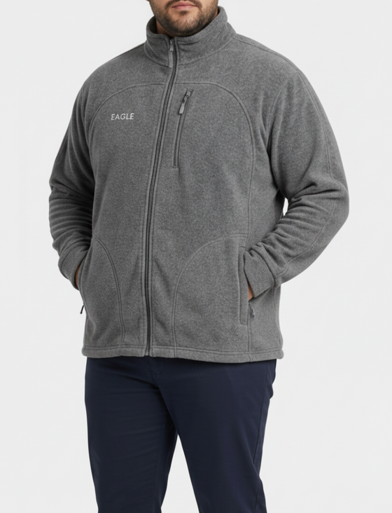 Mens Eagle Fleece Jackets Charch