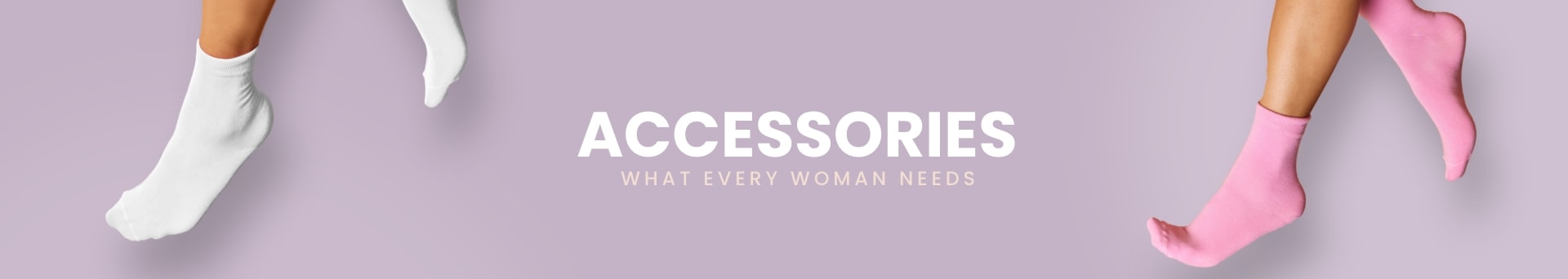 Ladies Accessories Collection Banner - Desktop