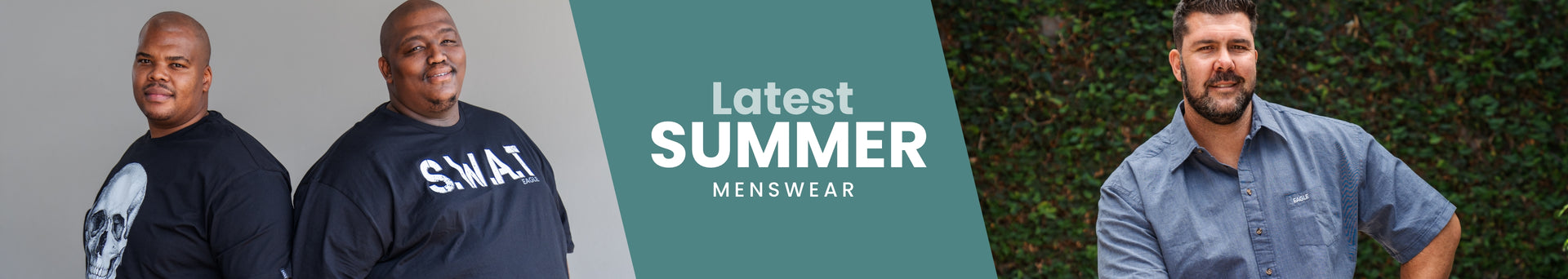 Mens Clothing Collection Banner - Desktop