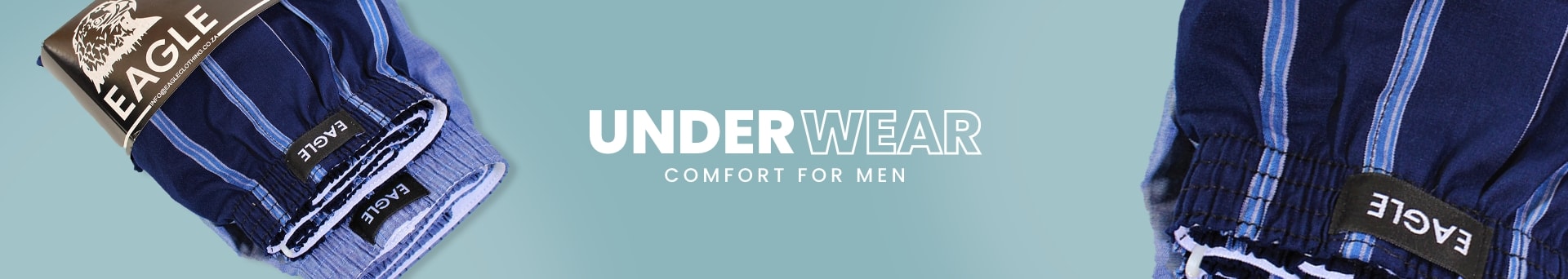 Mens Underwear Collection Banner - Desktop