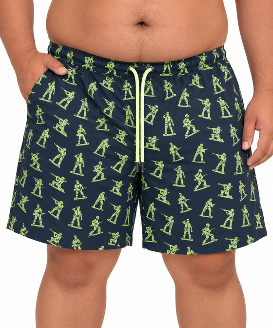 Swim Shorts in Army Print