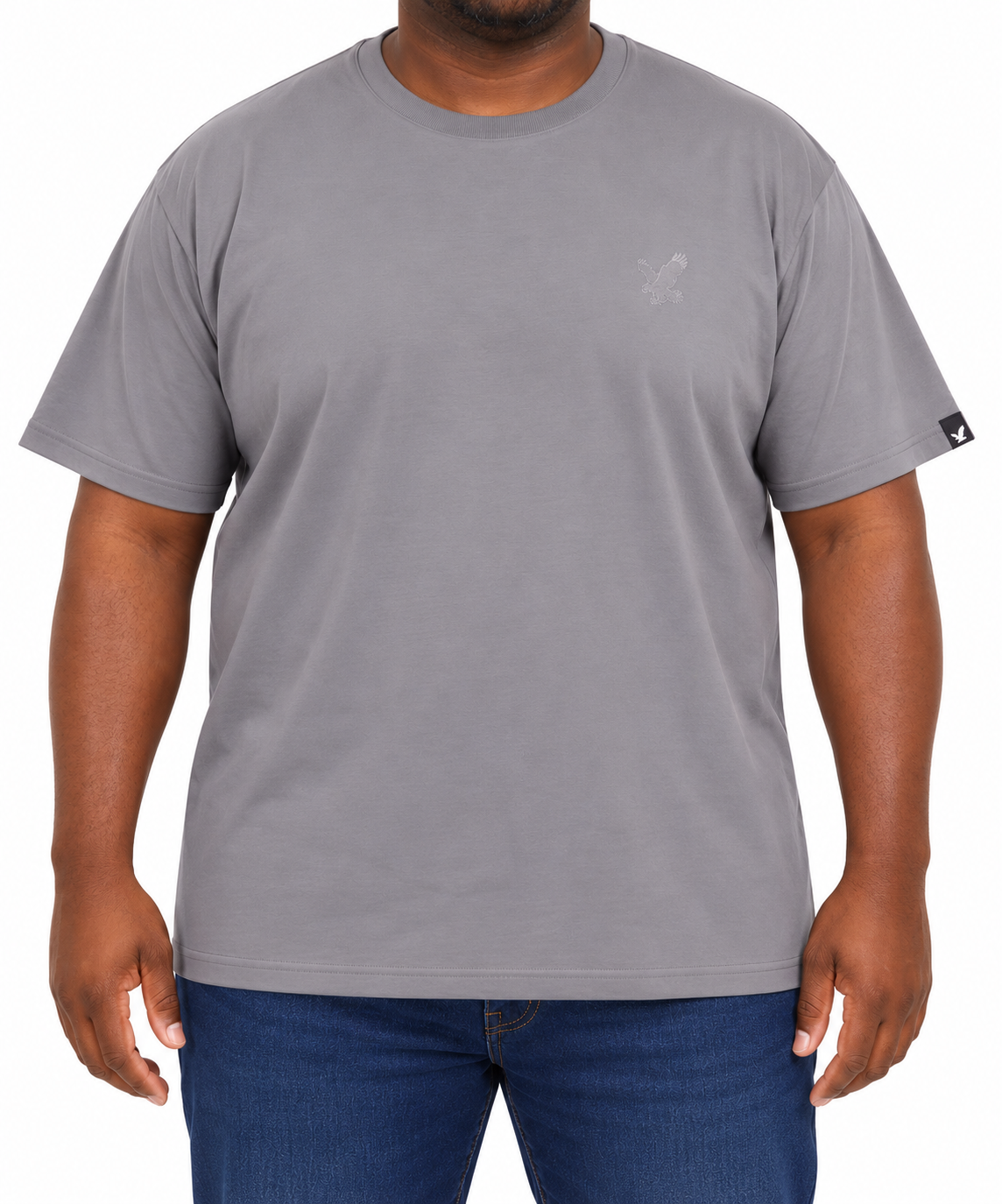 Suede Cotton Tee Walnut