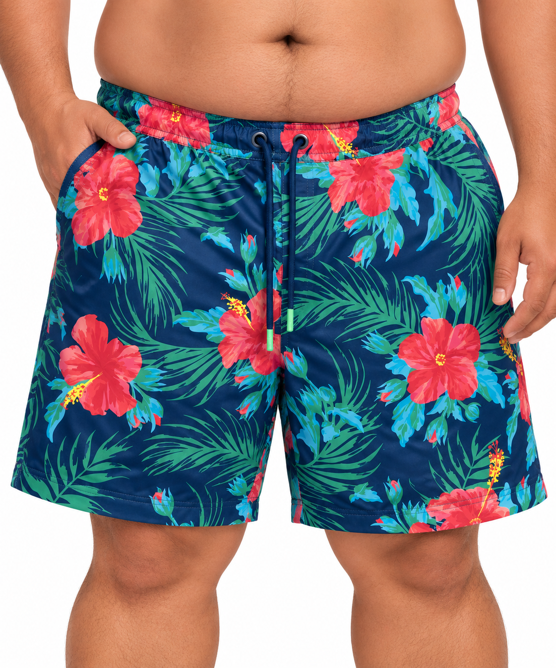 Swim Shorts in Floral Tropical Print