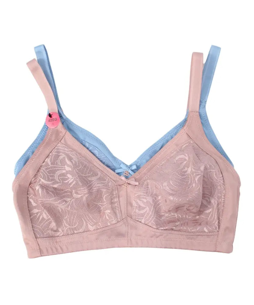 Ladies 2 Pack M-Frame Non Wire Bra | R389.90 | Eagle Clothing | Plus Size | Big & Tall