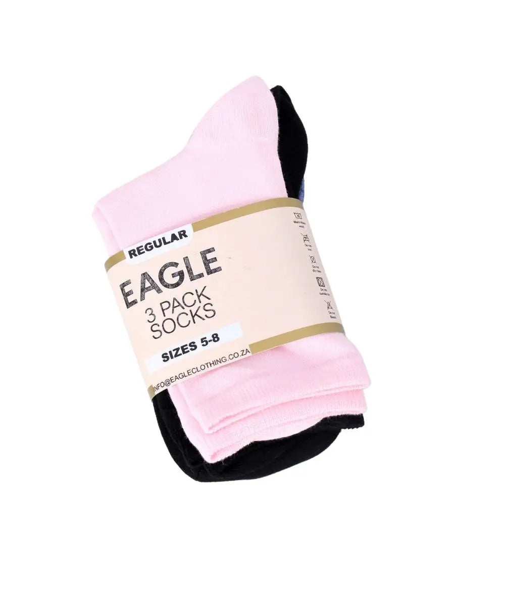 Ladies 3 Pack Anklet Socks | R109.90 Eagle Clothing Plus Size Big & Tall