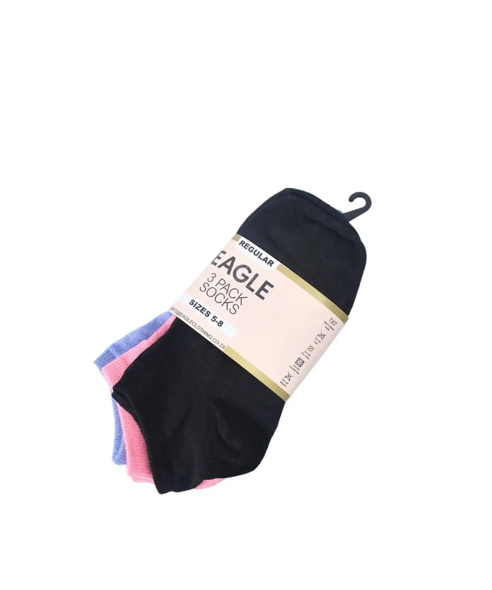 Ladies 3 Pack Low Cut Socks | R89.90 Eagle Clothing Plus Size Big & Tall