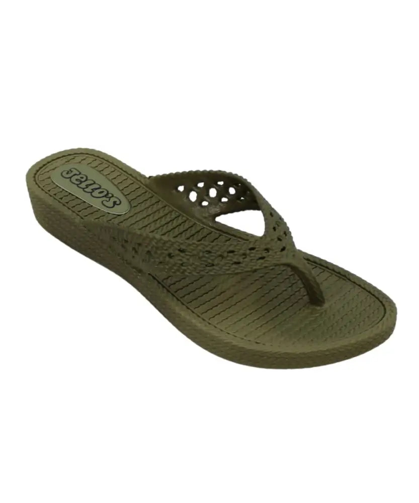 Ladies Aerosoft Jello Thong Sandal | Eagle Clothing | Plus Size | Big & Tall