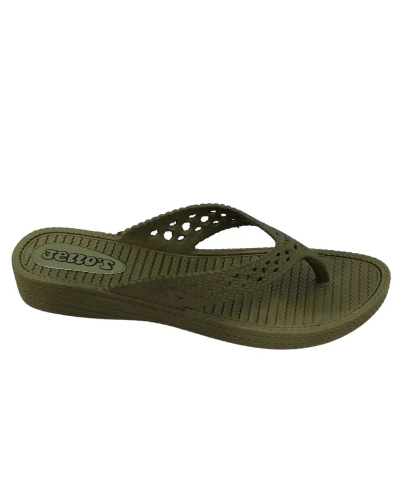 Ladies Aerosoft Jello Thong Sandal | Eagle Clothing | Plus Size | Big & Tall