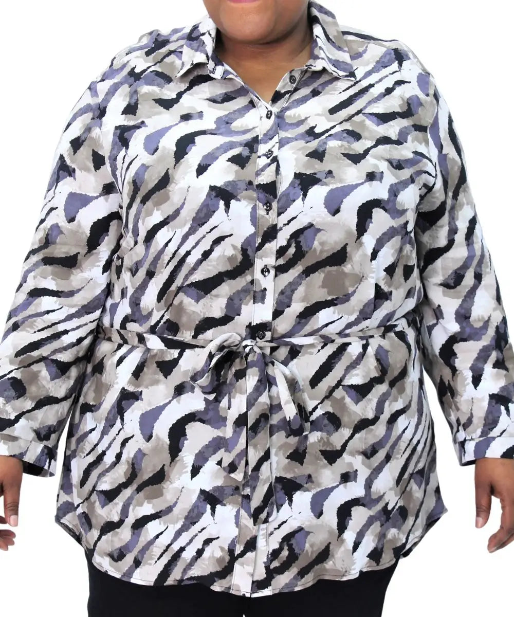Ladies Animal Print Blouse | R239.90 Eagle Clothing Plus Size Big & Tall